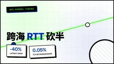 日本IEPL专线延迟低的原因：改3个内核参数让RTT降40%