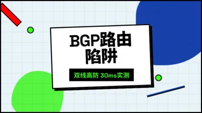台湾双线高防服务器防黑洞组网与30毫秒延迟真实跑分实测