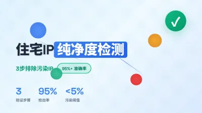 美国住宅IP纯净度检测:3步排除污染IP完整实操方法