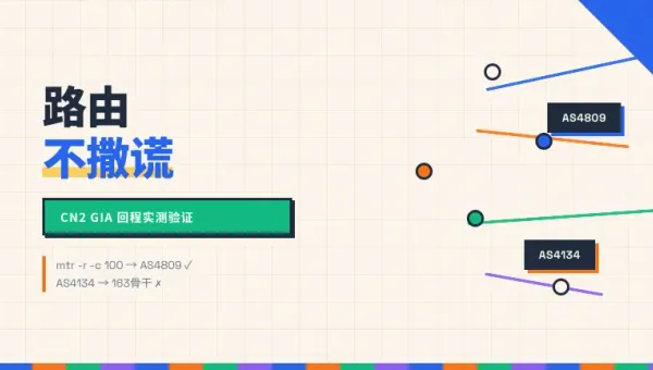 怎么看日本服务器走的是不是CN2这3个命令一跑就知道