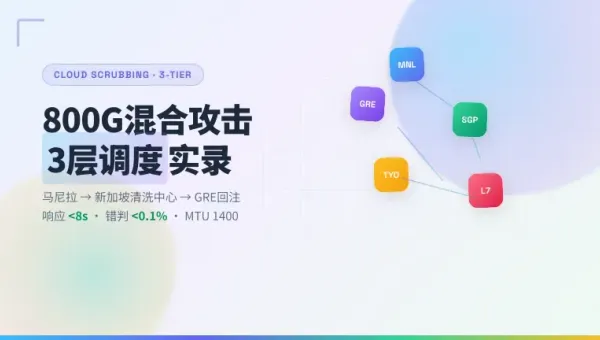 菲律宾云清洗防护服务器3层调度扛住800G攻击实录