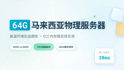 马来西亚64G物理服务器实战深度调整优化指南