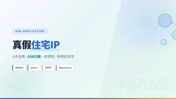 怎么购买美国真房东住宅IP？4步查验ASN归属防封号