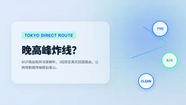 离大陆最近的日本高防服务器怎么选？3招避开晚高峰绕路