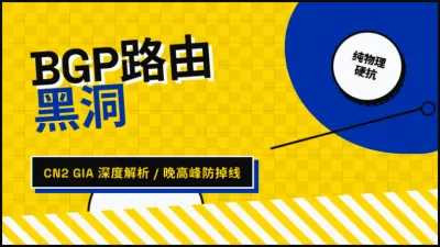 美国纯CN2高防物理服务器晚高峰防掉线与3招路由调优实战