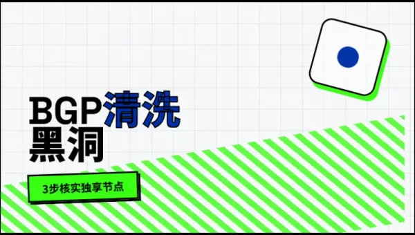 购买香港高防服务器流程：3步核实独享清洗节点防拔网线