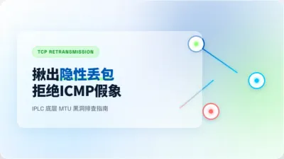 大陆到台湾IPLC专线丢包率排查：3招揪出隐性TCP重传