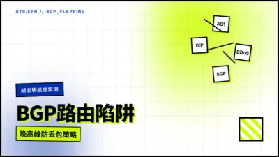 越南胡志明服务器租用实测3大核心机房晚高峰防丢包策略