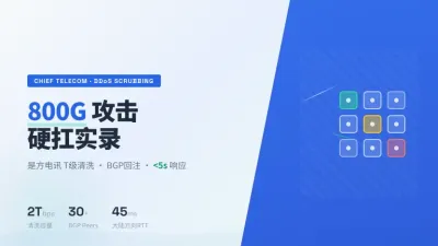 台湾是方电讯高防服务器硬扛800G攻击的3个调优参数