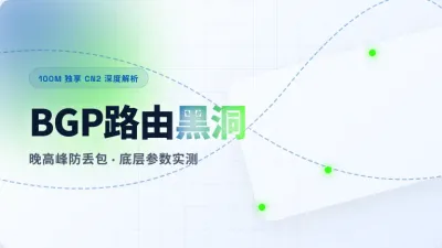 韩国100m独享cn2服务器晚高峰防丢包实测3个底层参数