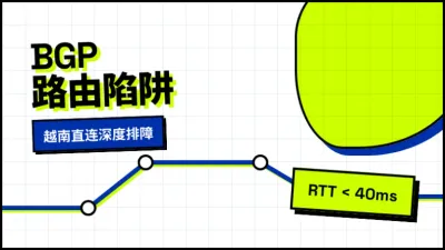 越南大陆优化直连服务器3招搞定晚高峰绕路丢包问题