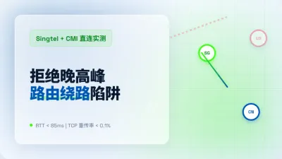 新加坡电信直连服务器租用费用：3招避开晚高峰绕路大坑